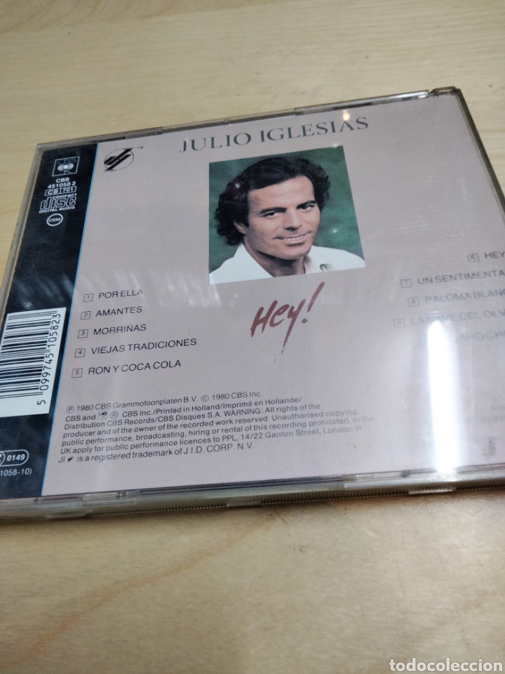 CDs de m&uacute;sica: Julio iglesias hey -29 - Foto 2