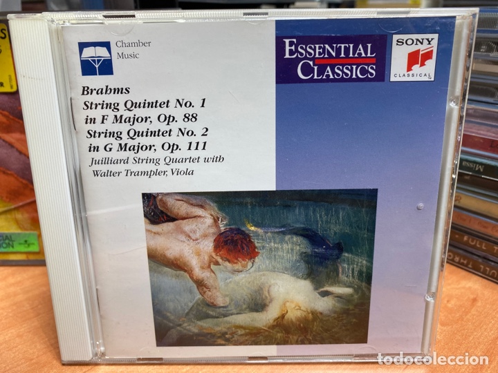 CDs de m&uacute;sica: Brahms - Juilliard String Quartet with Walter Trampler - String Quintets Nos. 1 & 2 (CD) - Foto 1