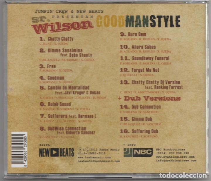 CDs de m&uacute;sica: CD SR WILSON - GOOD MAN STYLE- COMO NUEVO - Foto 2