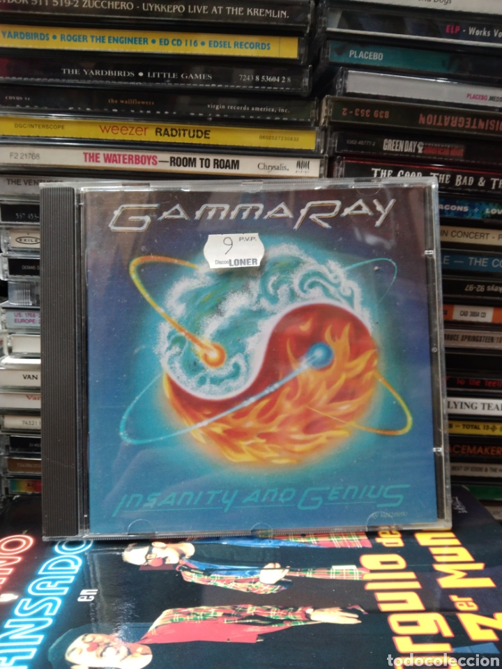 CDs de m&uacute;sica: Gammaray insanity and genius - Foto 1