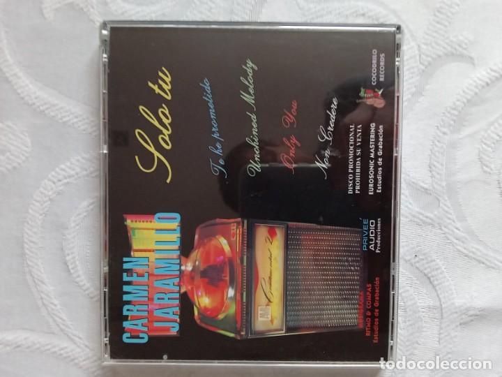 CDs de m&uacute;sica: CARMEN JARAMILLO - Solo t&uacute; - Foto 2
