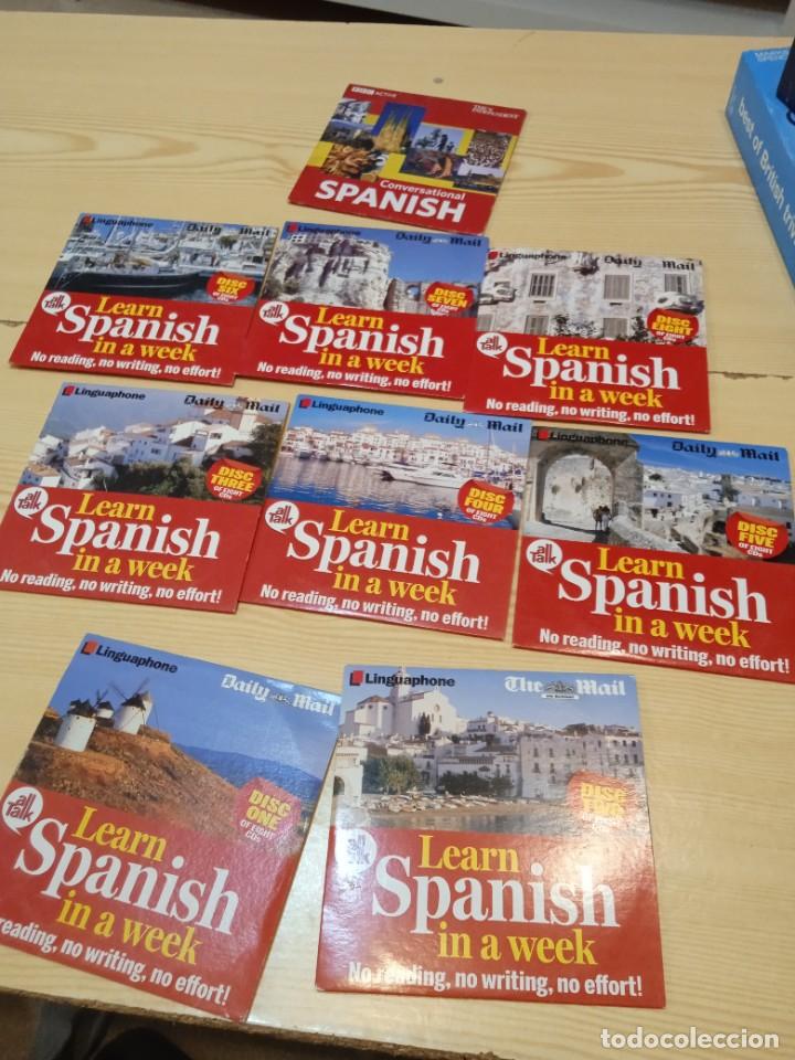 CDs de m&uacute;sica: G-27 CD LOTE DE 9 CD LEARN SPANISH IN A WEEK - Foto 1