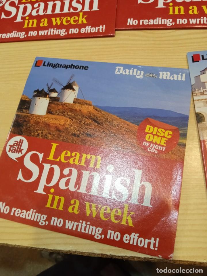 CDs de m&uacute;sica: G-27 CD LOTE DE 9 CD LEARN SPANISH IN A WEEK - Foto 2