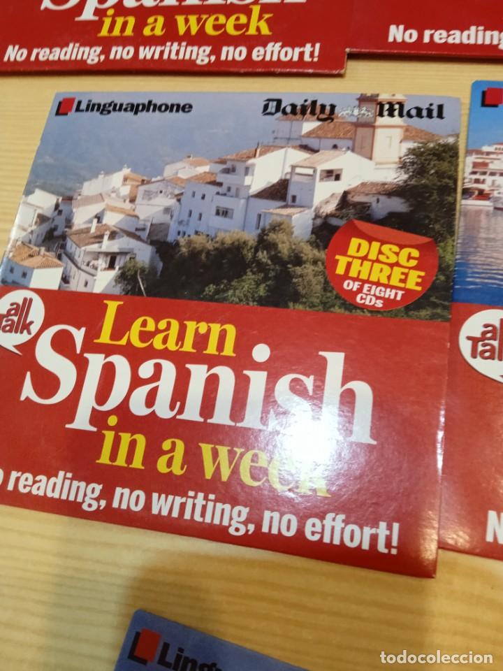 CDs de m&uacute;sica: G-27 CD LOTE DE 9 CD LEARN SPANISH IN A WEEK - Foto 4
