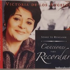 CDs de Música: VICTORIA DE LOS ÁNGELES / CANCIONES PARA RECORDAR / SONGS TO REMEMBER / CD-20 TEMAS / PRECINTADO.. Lote 326077868