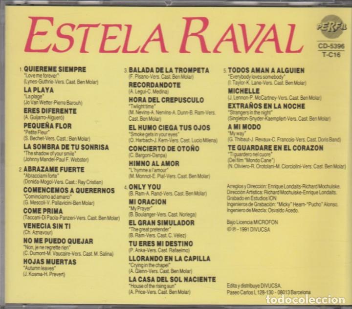 CDs de m&uacute;sica: Estela Raval cd La historia de sus &eacute;xitos 1991 - Foto 2