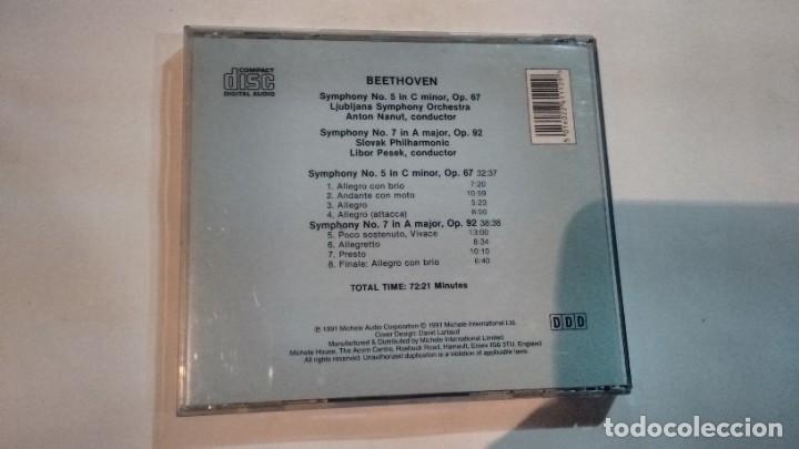 CDs de m&uacute;sica: BEETHOVEN SYMPHONY NO. 5 - SYMPHONY NO. 7 - CD - - Foto 2