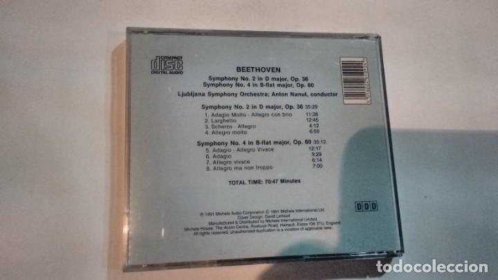 CDs de m&uacute;sica: BEETHOVEN SYMPHONY NO. 2 - SYMPHONY NO. 4 - CD - - Foto 2