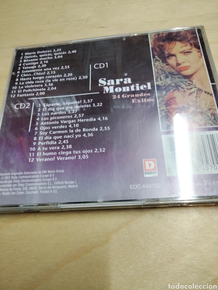 CDs de m&uacute;sica: Sara Montiel 24 grandes exitos -16 - Foto 2