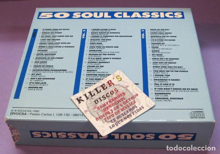 CDs de m&uacute;sica: 50 Soul Classics - 3x CD - Foto 2