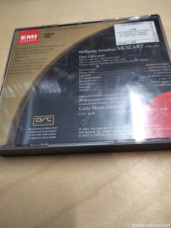 CDs de m&uacute;sica: Mozart Don Giovanni -33 - Foto 2