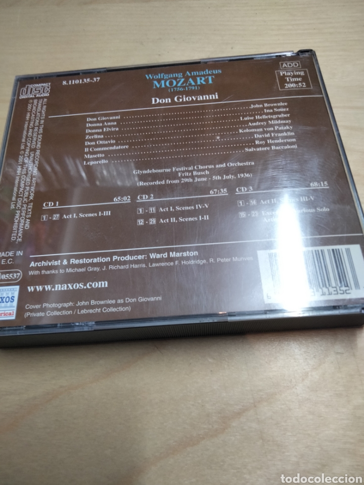 CDs de m&uacute;sica: Mozart Don Giovanni -32 - Foto 2