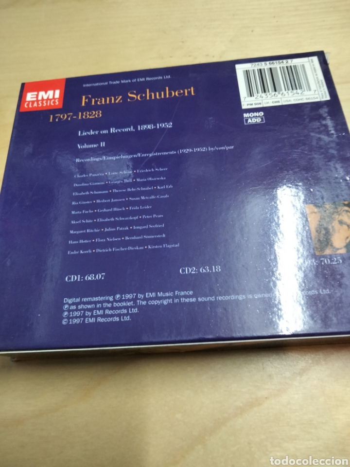 CDs de m&uacute;sica: Frank schubert 1797-1828 - Foto 2