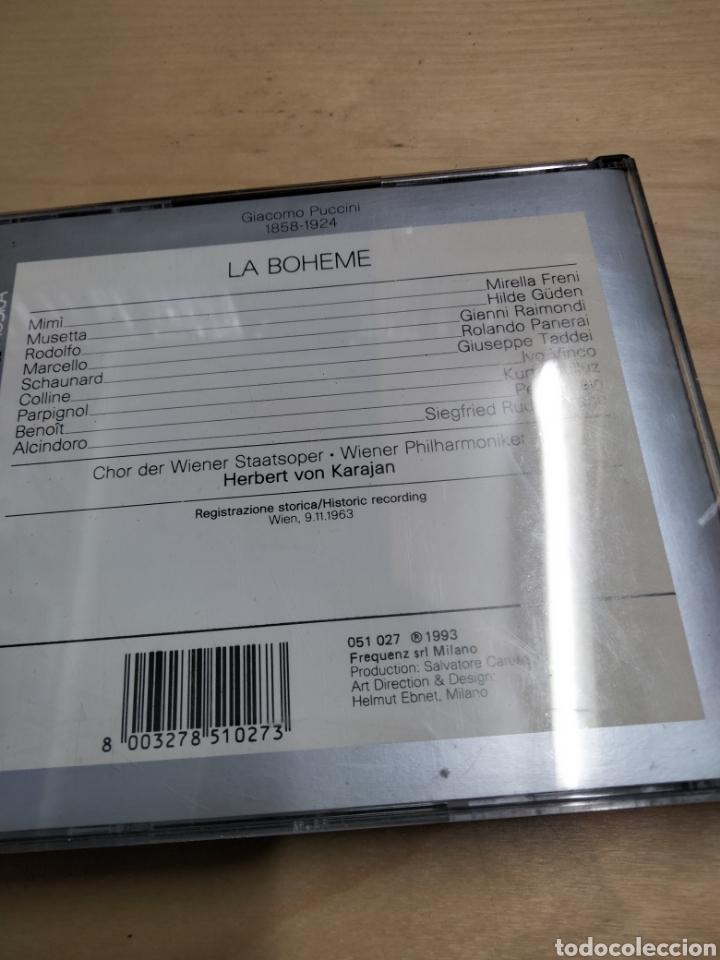 CDs de m&uacute;sica: Giacomo puccini la boheme - Foto 2