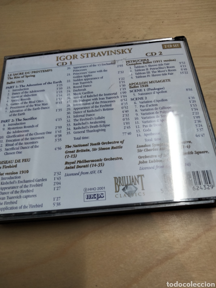CDs de m&uacute;sica: Stravinsky - Foto 2