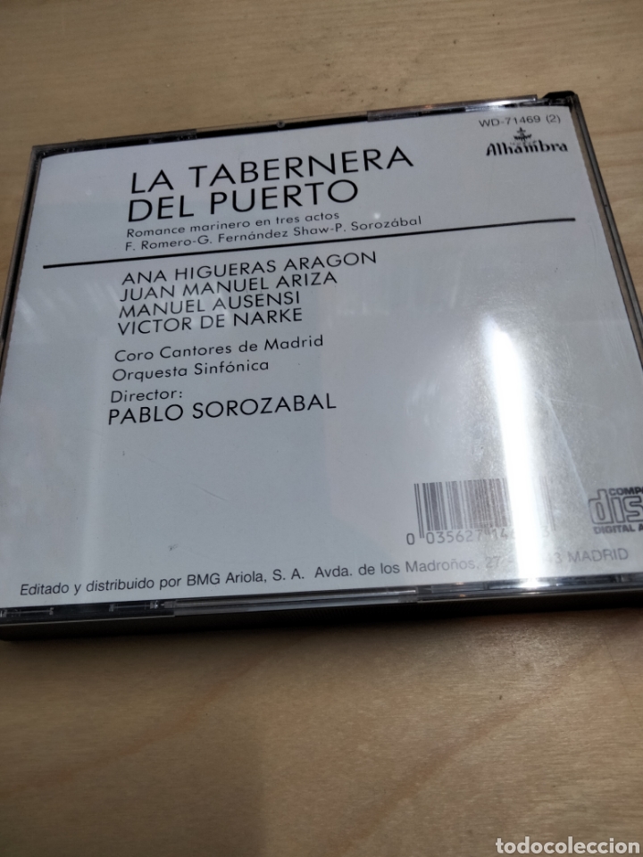 CDs de m&uacute;sica: La tabernera del puerto - Foto 2