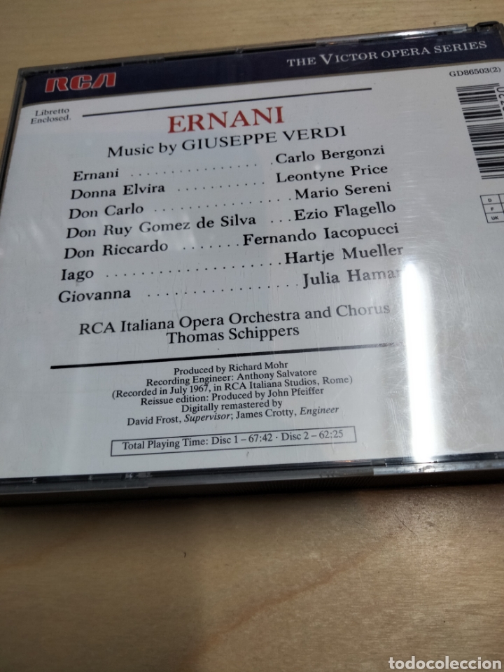 CDs de m&uacute;sica: Verdi ernani - Foto 2