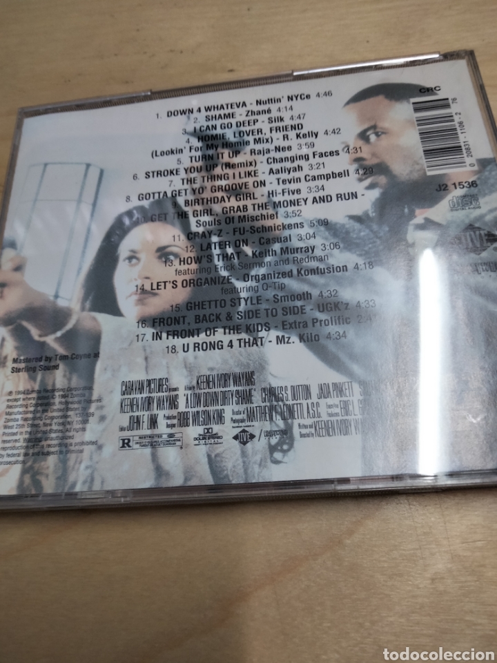 CDs de m&uacute;sica: A low down dirty shame bso - Foto 2