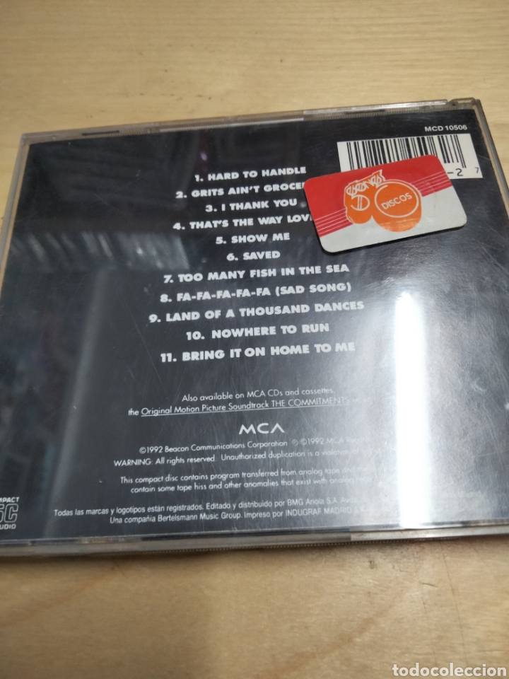 CDs de m&uacute;sica: The commitments vol 2 bso - Foto 1