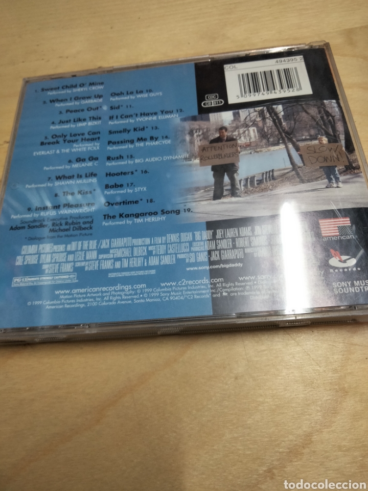 CDs de m&uacute;sica: Big daddy bso - Foto 2