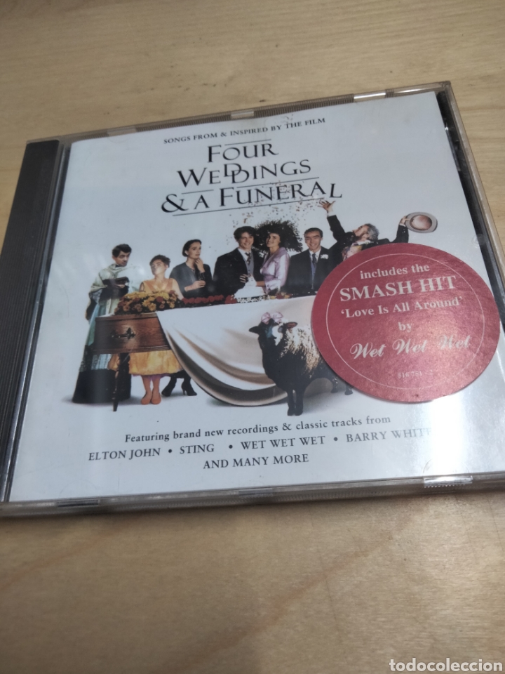 CDs de m&uacute;sica: Four weddings & a funeral bso - Foto 1