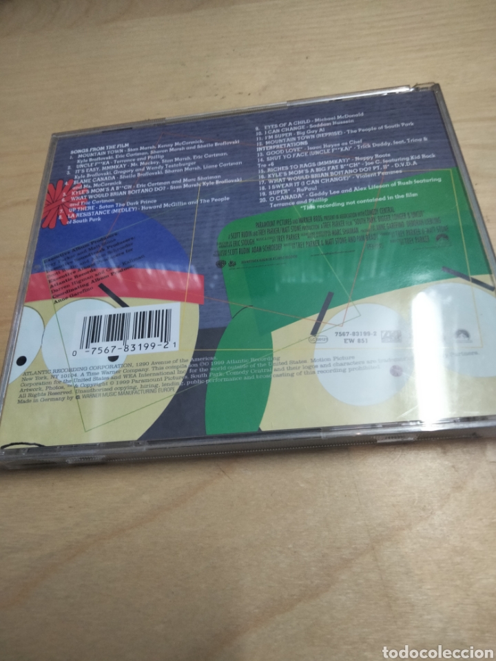 CDs de m&uacute;sica: South park bso - Foto 2
