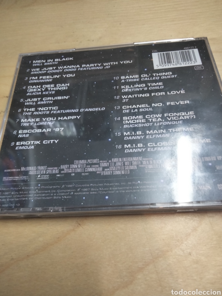 CDs de m&uacute;sica: Men in black bso - Foto 2