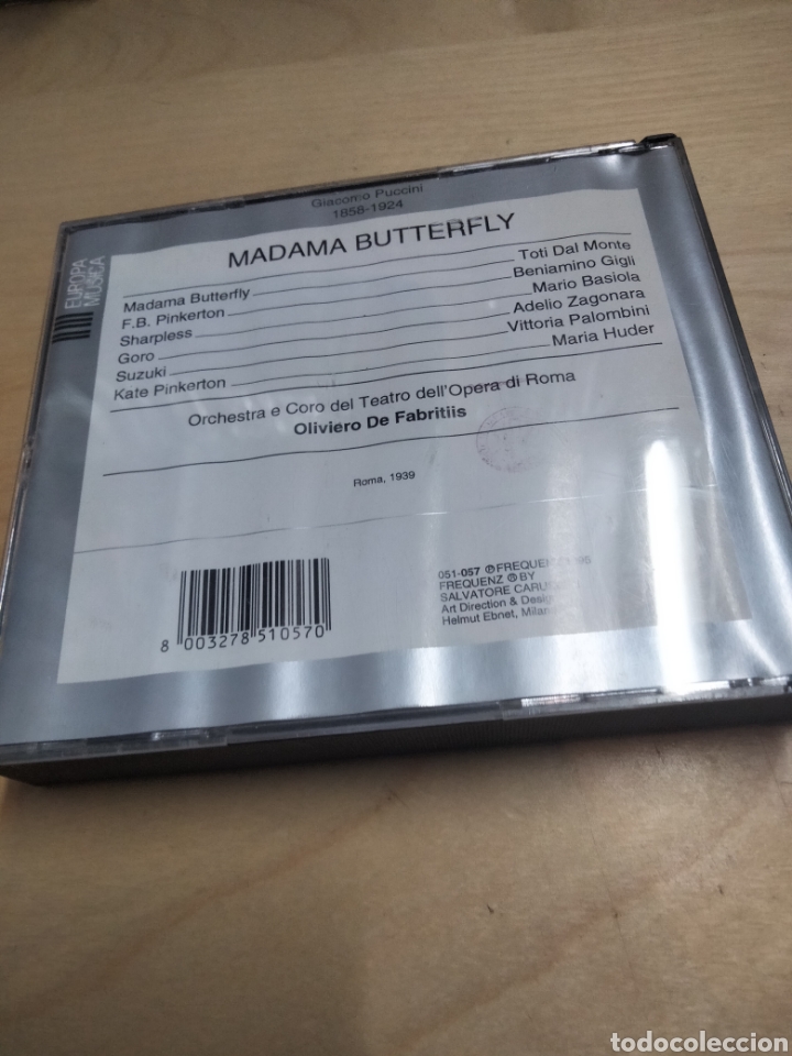 CDs de m&uacute;sica: Puccini madama butterfly - Foto 2