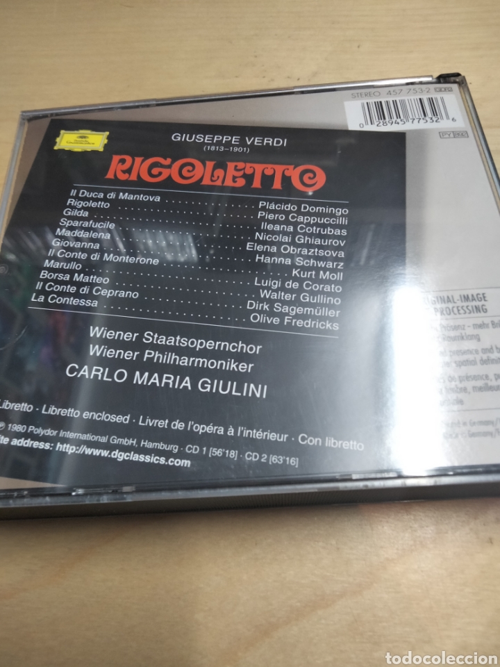 CDs de m&uacute;sica: Verdi rigoletto ----- 33 - Foto 2