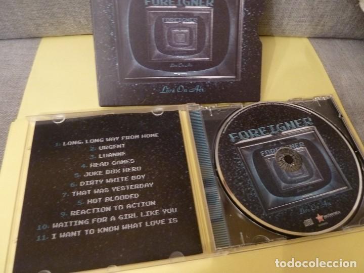 CDs de m&uacute;sica: CD=FOREIGNER-LIVE ON AIR=SW0004CD - Foto 4