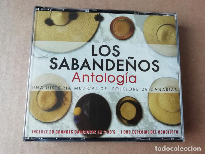 CDs de m&uacute;sica: 2 CD + DVD - LOS SABANDE&Ntilde;OS - ANTOLOGIA - Foto 1