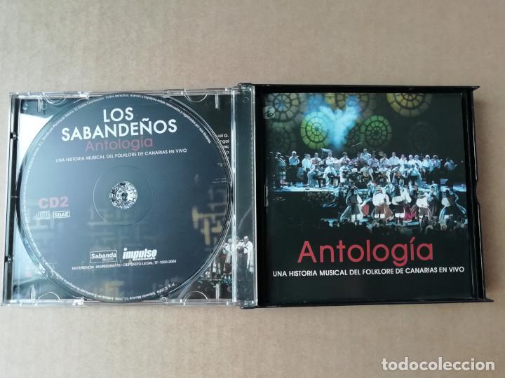 CDs de m&uacute;sica: 2 CD + DVD - LOS SABANDE&Ntilde;OS - ANTOLOGIA - Foto 2