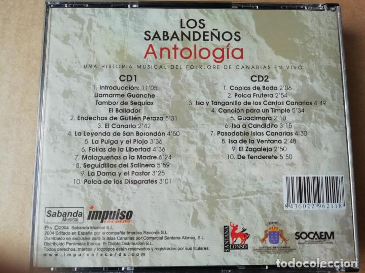 CDs de m&uacute;sica: 2 CD + DVD - LOS SABANDE&Ntilde;OS - ANTOLOGIA - Foto 4