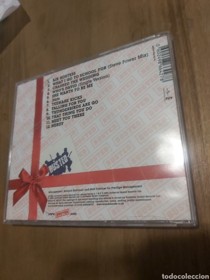 CDs de m&uacute;sica: 2003 Cd BUSTED A PRESENT FOR EVERYYONE DISCOS COLISEVM - Foto 2