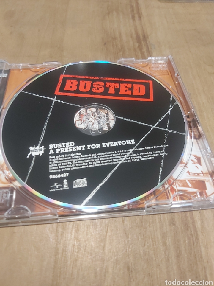 CDs de m&uacute;sica: 2003 Cd BUSTED A PRESENT FOR EVERYYONE DISCOS COLISEVM - Foto 3