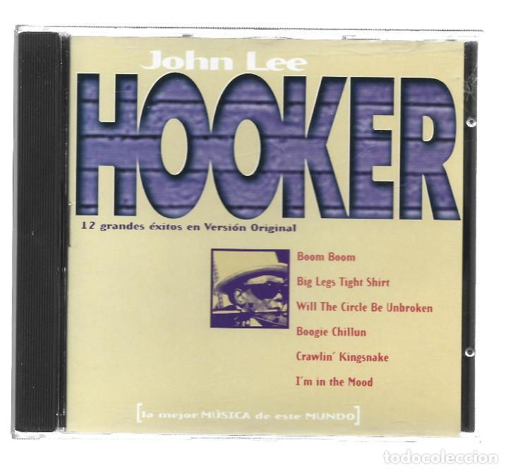 CDs de m&uacute;sica: JOHN LEE HOOKER- 12 GRANDES EXITOS EN VERSION ORIGINAL - Foto 1