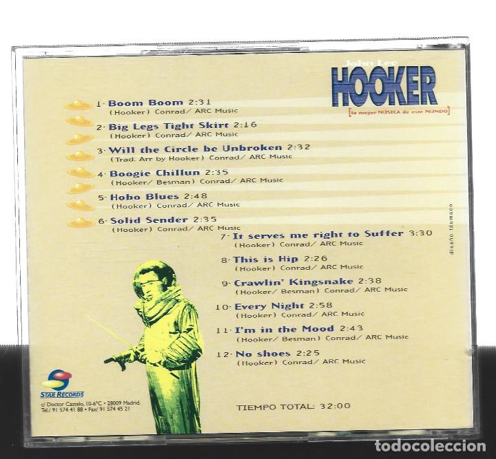CDs de m&uacute;sica: JOHN LEE HOOKER- 12 GRANDES EXITOS EN VERSION ORIGINAL - Foto 2