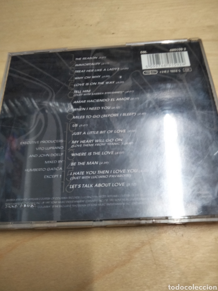 CDs de m&uacute;sica: Celine Dion lets Talk about love -28 - Foto 2