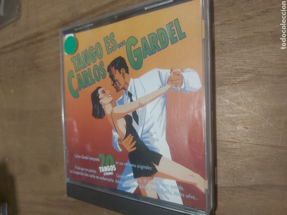 CDs de M&uacute;sica: 1990 emi cd 20 TANGOS CARLOS GARDEL DISCOS COLISEVM