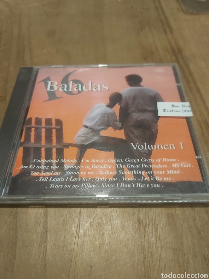 CDs de m&uacute;sica: Cd 16 BALADAS CRIXTAL DISCOS COLISEVM - Foto 1