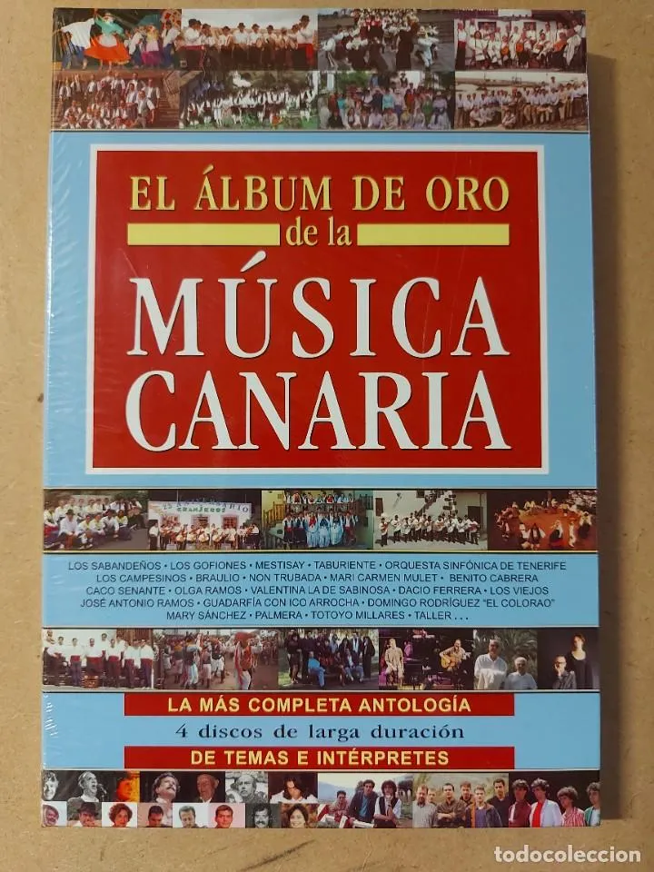 Portada de El álbum de oro de la música canaria