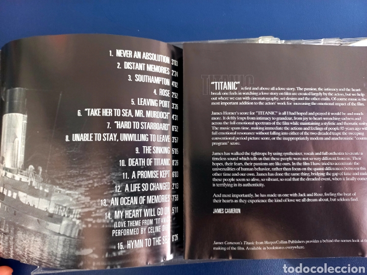 CDs de m&uacute;sica: B.S.O TITANIC - Foto 3