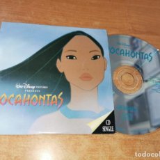 CDs de Música: POCAHONTAS BANDA SONORA VANESSA WILLIAMS / JON SECADA & SHANICE CD SINGLE PROMO ESPAÑOL 1995 DISNEY. Lote 48873193