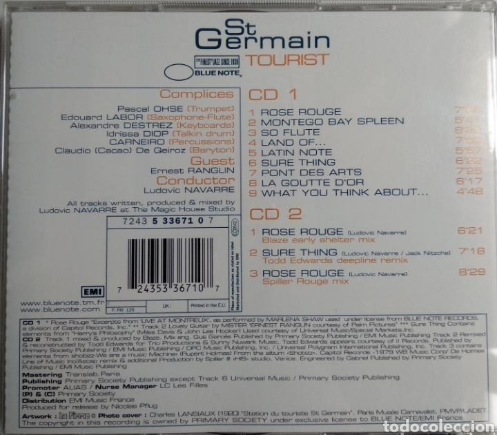 CDs de m&uacute;sica: *BLUE GUILTY, EU, VIRGIN, 2003 - Foto 2