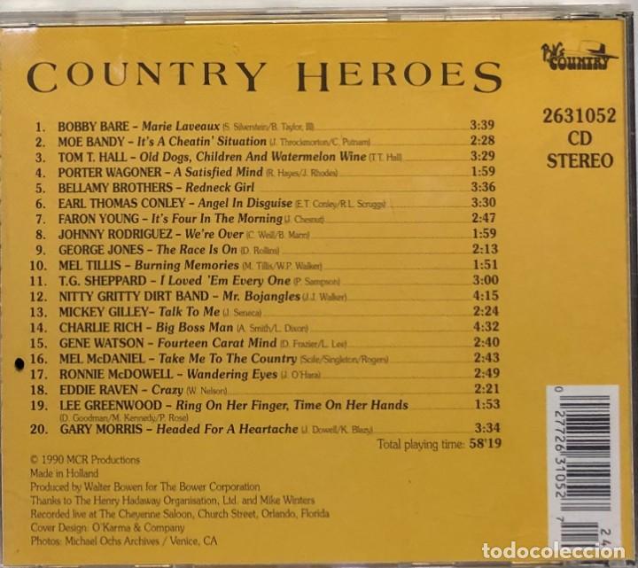 CDs de m&uacute;sica: Country Heroes - CD, Compilation - Foto 3