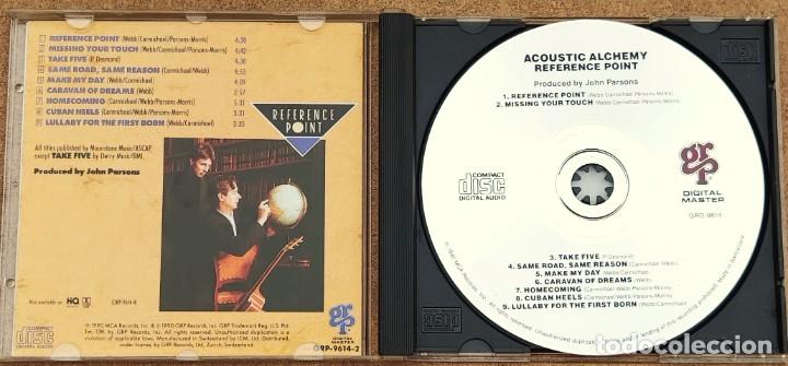 CDs de m&uacute;sica: ACOUSTIC ALCHEMY - REFERENCE POINT (CD) 1990 - 9 TEMAS - Foto 2