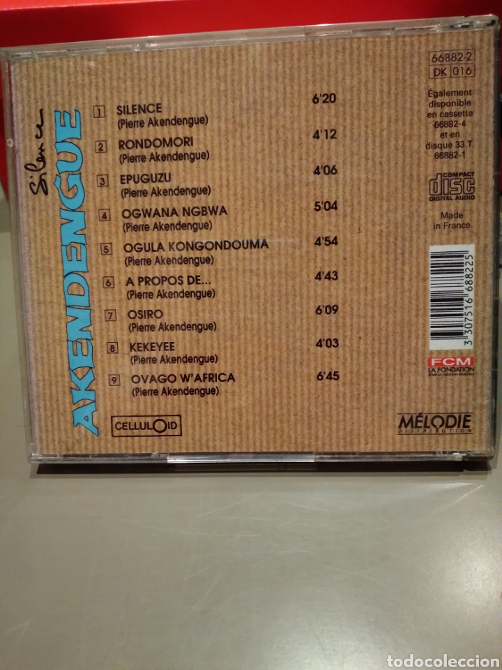 CDs de m&uacute;sica: AKENDENGUE - SILENCE - FRAN.91 - Foto 3