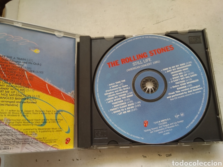 CDs de m&uacute;sica: CD ROLLING STONES/STILL LIFE - Foto 2