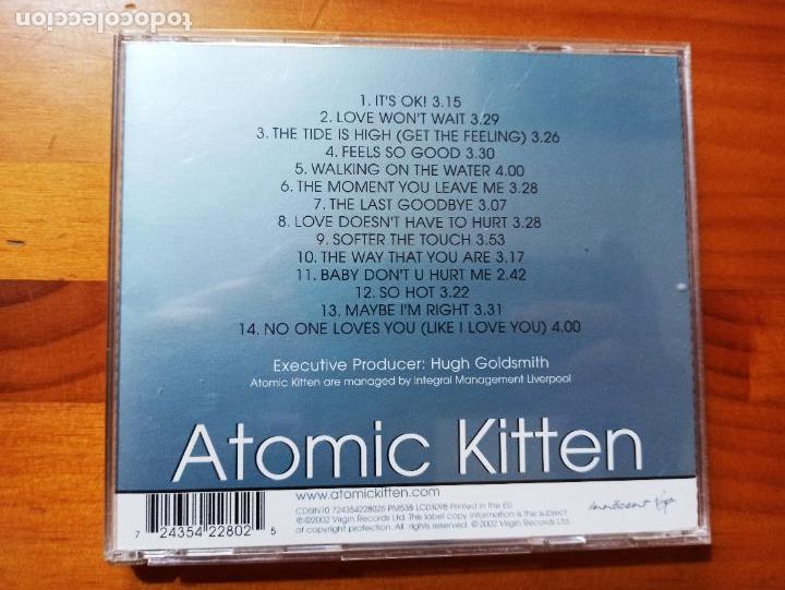 CDs de m&uacute;sica: CD ATOMIC KITTEN - FEELS SO GOOD (N5) - Foto 2