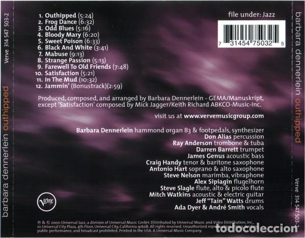 CDs de m&uacute;sica: Barbara Dennerlein - Outhipped - CD - Foto 2